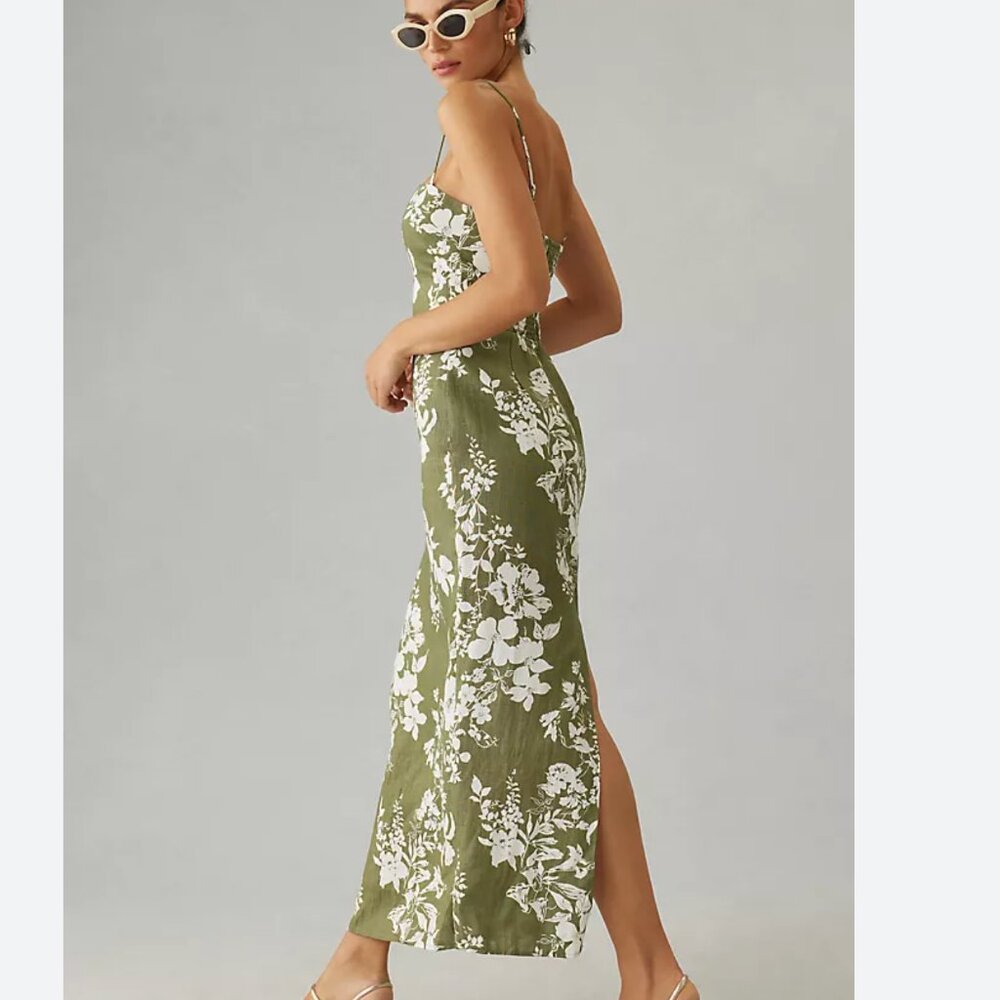 Reformation Frankie Linen Dress Size 8